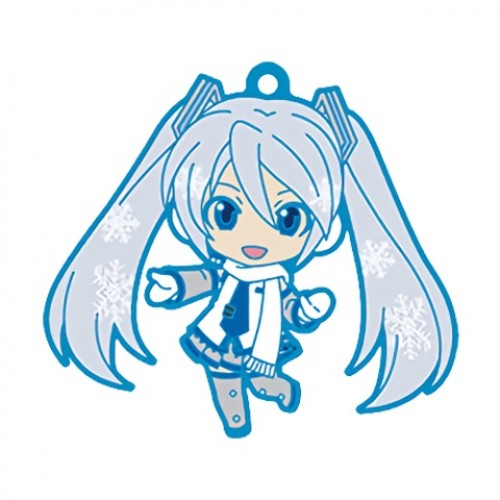 01 Vocaloid Hatsune Miku Snow Miku Nendoroid Plus Capsule Rubber Mascot Pt 01 300y Fluffy Coat Version