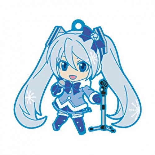 01 Vocaloid Hatsune Miku Snow Miku Nendoroid Plus Capsule Rubber Mascot Pt 01 300y Fun Snow Play Edition