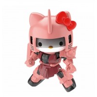 00-61029 Bandai SD Gundam Cross Silhouette Hello Kitty x Char's Zaku II Plastic Model