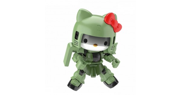 Hello Kitty x SD Gundam Cross Silhouette Zaku II Model Kit