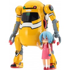 00-52272 Hasegawa 1/20 Mechatro WeGo Evangelion Collaboration Series Vol. 1  Unit-00 Rei Ayanami Plastic Model Kit