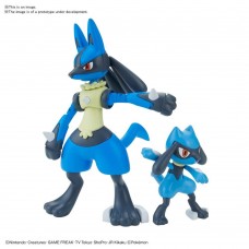 00-60856 Pokemon Model Kit Riolu & Lucario