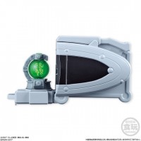 03-15910 Bandai Shokugan Uchu Sentai Kyuranger  Mini-Pla Narikiri Kit Part 02 350y - Kyu Buckle & Futago Mini Kyutama