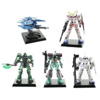 01-59828 Gundam Unicorn UC2 Digital Grade Figures 300y - Set of 5