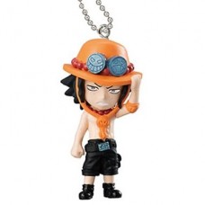 01-87218 One Piece Swing One Piece Kings 02 Mini figure Mascot Keychain 200y - Portgas D. Ace