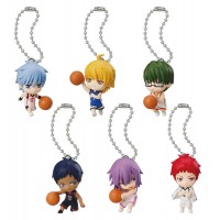 01-90009 Kuroko Basketball All Star First Half Battle Mini Figure Mascot Keychain 200y - Set of 6