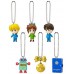 01-92205 Marmalade Boy Swing Mini Figure Mascot Key chain 200y  - Set of 6 