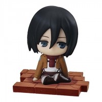 01-94104 Attack on Titan Suwarasetai Sitting Mini Figure Collection - Mikasa Ackerman