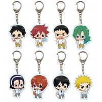 01-97039 Bandai YowaMushi Pedal Grande Road In Summer Capsule Clear Key Chain 300y - Set of 8