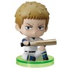 01-97116 Ace of Diamond Baseball Suwarase Team Sitting Mini Figures Capsule Toy 400y - Kanemaru Shinji