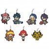 01-97210 God Eater Capsule Rubber Strap / Mascot Ver. 2 300y - Set of 7