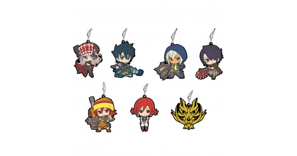 Tales of Zestiria the X Chibi Character Trading Rubber Strap Set