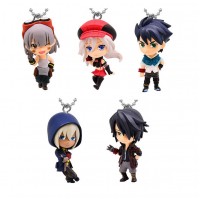 01-97212 God Eater 2 Mini Chibi Swinger mascots 300y - Set of 5