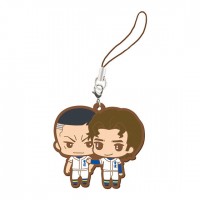 01-03148 Ace of Diamond Capsule Rubber Mascot EX 300y - Takigawa Chris Yuu & Tanba Kouichirou