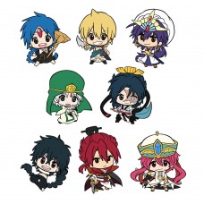 01-06473 Magi The Labyrinth of Magic Capsule Rubber Mascot 300y - Set of 8