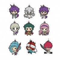 01-06475 Magi Sinbad no Bouken Adventure of Sinbad Capsule Rubber Mascot 300y - Set of 9