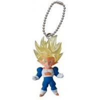 01-06610 Dragon Ball Super Ultimate Deformed Mascot UDM The BEST 15 Mini Figure Mascot / Keychain 200y - Super Saiyan Son Goku