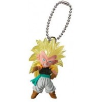 01-06610 Dragon Ball Super Ultimate Deformed Mascot UDM The BEST 15 Mini Figure Mascot / Keychain 200y - Super Saiyan 3 Gotenks