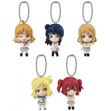 01-09309 School Idol Project Love Live! Sunshine!! Deformed Mini Figure Mascot 02 - Set of 5