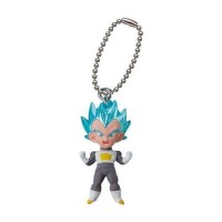 01-10925 Dragon Ball Super Ultimate Deformed Mascot UDM The Best 16 Mini Figure Mascot / Keychain 200y - Super Saiyan God Super Saiyan (SSGSS) Vegeta