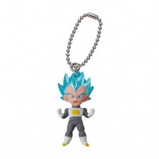 01-10925 Dragon Ball Super Ultimate Deformed Mascot UDM The Best 16 Mini Figure Mascot / Keychain 200y - Super Saiyan God Super Saiyan (SSGSS) Vegeta