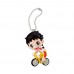 01-10994 Yowa Mushi Pedal New Generation Start!! Swing Mini Figure Mascot 300y - Onoda Sakamichi