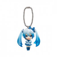 01-11006  vocaloid Hatsune Miku Winter Edition Mini Figure Swing /  Mascot  Key Chain 300y - Hatsune Miku (Snow 2012 edition)