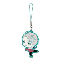 01-13273 Bandai Yuri!!! on Ice Capsule Rubber Mascot 300y - Victor Nikiforov