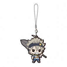 01-17955 Bandai  Black Clover Capsule Rubber Mascot Strap 300y - Asta