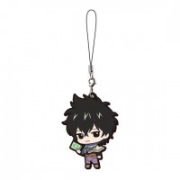 01-17955 Bandai  Black Clover Capsule Rubber Mascot Strap 300y - Yuno