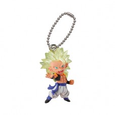 01-17967 Dragon Ball Z UDM Ultimate Deformed Mascot The Best 21 Keychain Figure Mascot 200y - Super Saiyan 3 Gogeta