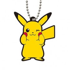 02-23311 Bandai  Pocket Monster Pokemon Capsule rubber Mascot Vol. 6 300y - Pikachu