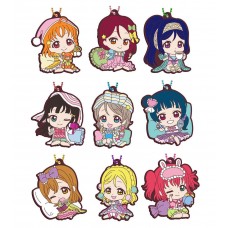 01-26913 School Idol Project Love Live! Sunshine!! Capsule Rubber Mascot 10 300y - Set of 9