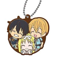 01-26915 Sword Art Online SAO  Alicization Capsule Rubber Mascot Vol. 2 300y - Kirito / Alice / Eugeo