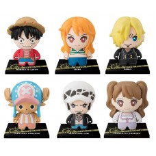 01-27099 From TV Animation  One Piece Kore Chara!  Kore Character! Mini Figure with Stand  300y - Set of 6