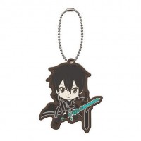 01-29193 Sword Art Online SAO Capsule Rubber Mascot 01 300y - Kirito (Aincrad)