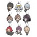 01-29671 A Certain Magical Index III Toaru Majutsu no Index III Capsule Rubber Mascot 300y - Set of 9