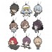 01-29671 A Certain Magical Index III Toaru Majutsu no Index III Capsule Rubber Mascot 300y - Set of 9