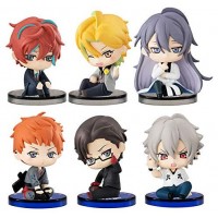 01-36099 Hypnosis Mic Division Rap Battle Temporary Truce  Suwarasetai Sitting Mini Figure Collection 400y - Set of 6