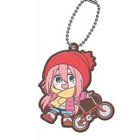 01-37069 Yuru Camp Capsule Rubber Mascot Vol. 2 300y - Nadeshiko Kagamihara