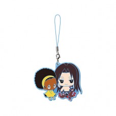 01-37757 Shaman King Capsule Rubber Mascot Strap Part 3 300y - Hao &  Opacho