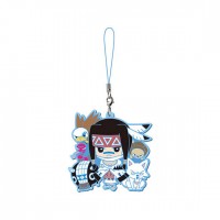 01-37757 Shaman King Capsule Rubber Mascot Strap Part 3 300y - Silva & Silver Arms