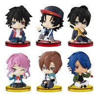 01-40549 Hypnosis Mic Division Rap Battle Suwarasetai Sitting  Figure Collection (Ceasefire Again!) 400y - Set of 6