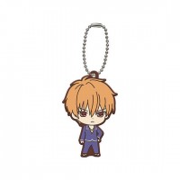 01-40575 Fruits Basket Capsule Rubber Mascot  300y - Kyo Sohma