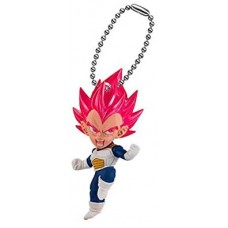 01-41741 Dragon Ball Super Ultimate Deformed Mascot UDM The Burst 41 Mini Figure Mascot 200y - SSG Super Saiyan God Vegeta