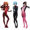 01-44617 Neon Genesis Evangelion Shin Movie Version Gasha Portraits Mini figure Collection 500y - Set of 3