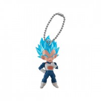 01-47299 Dragon Ball Z Super UDM Ultimate Deformed Mascot Burst 44 Mini Figure Mascot / Keychain  200y - Super Saiyan God Super Saiyan Vegeta