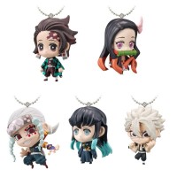 01-62727 Demon Slayer: Kimetsu no Yaiba Shokugan SD Deformation  Keychain Mascot #3 Blind Box  Trading Figure (One Random)