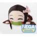 01-95561 SEGA Demon Slayer Kimetsu no Yaiba Nesoberi Special Plush - Nezuko Kamado - Eyes Closed