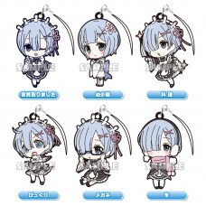 01-35010 RE:Zero Starting Life in Another World Capsule Rubber Strap Rem Collection Vol. 3 300y - Set of 6